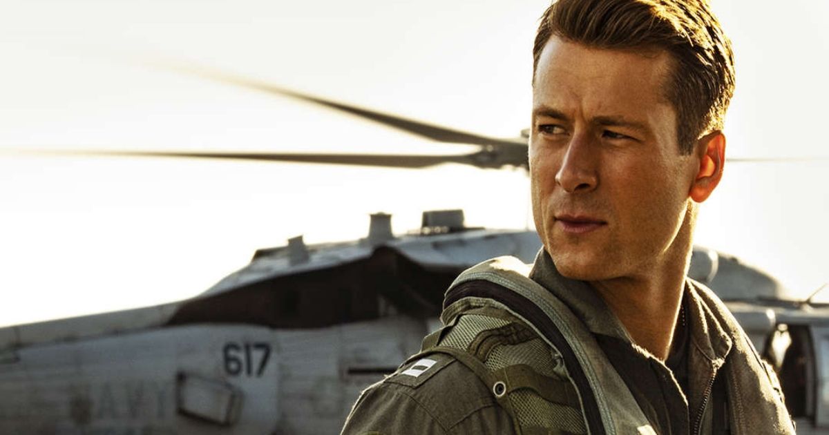 Glen Powell in Top Gun: Maverick