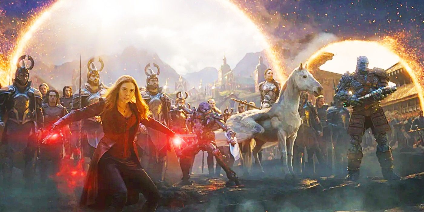 Avengers Assemble Endgame Portals Scene