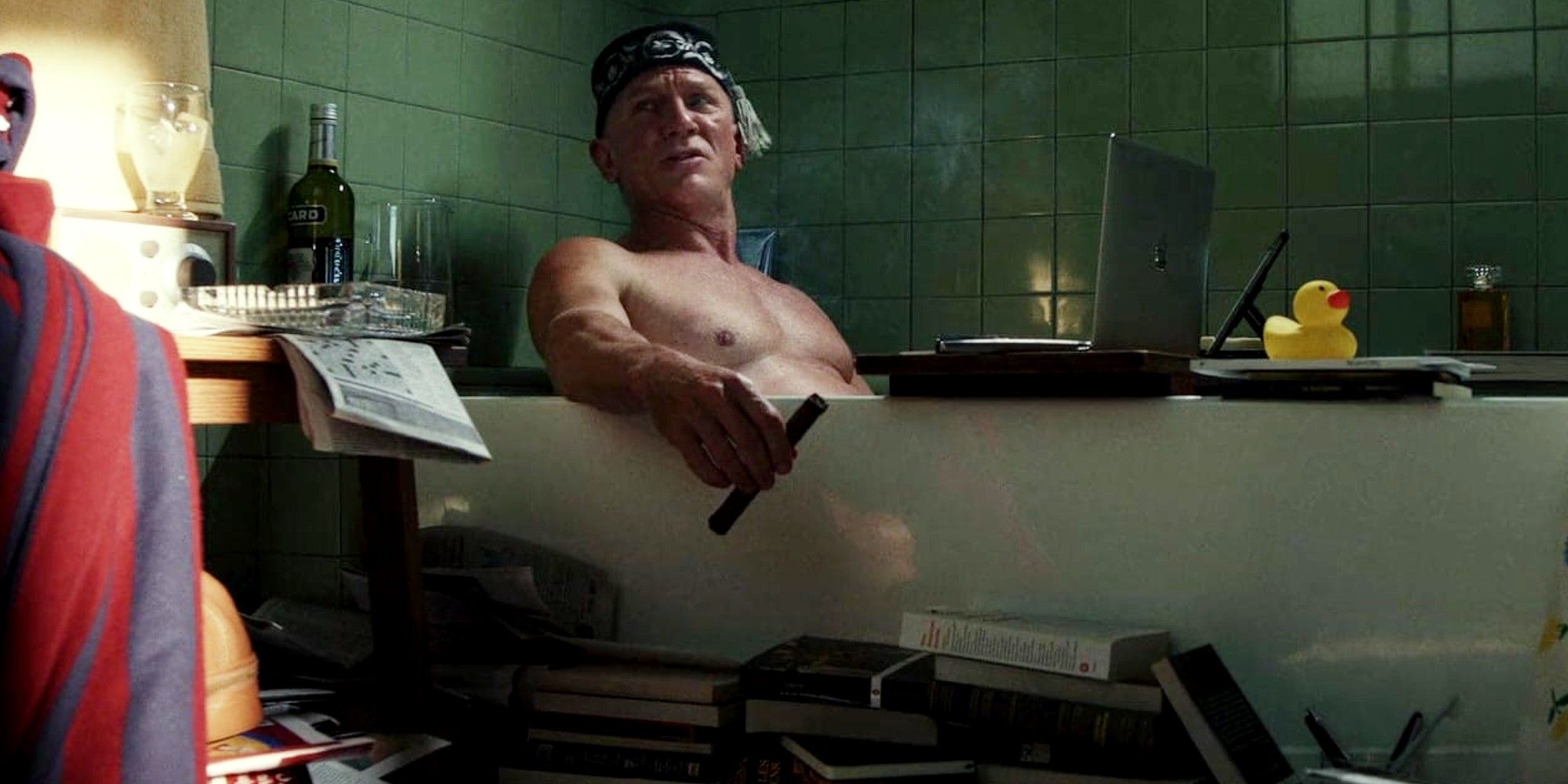Glass Onion Daniel Craig as Benoit Blanc In Lockdown