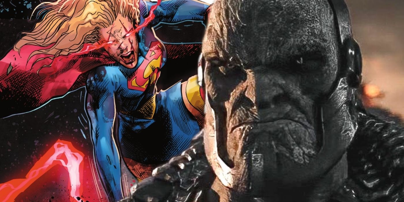 Darkseid and a corrupted Supergirl.