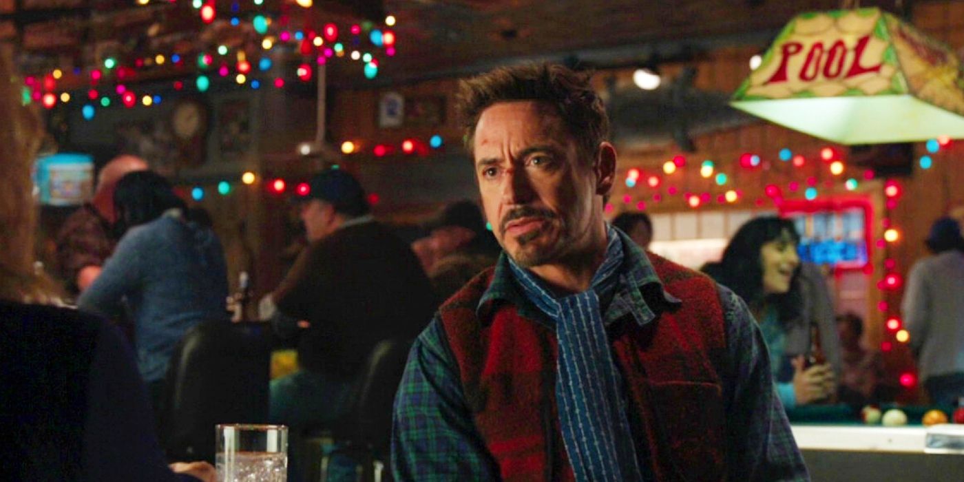 Robert Downey Jr. as Tony Stark in Iron Man 3.