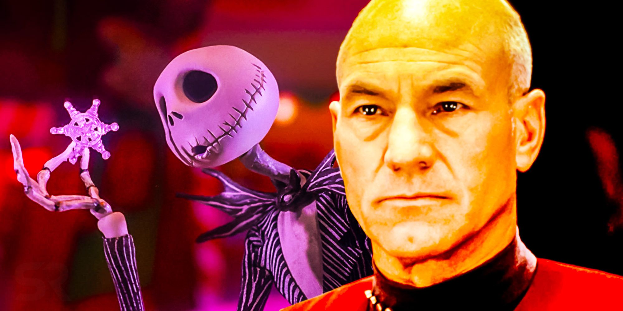 Patrick stewart Nightmare before christmas Jack Skellington