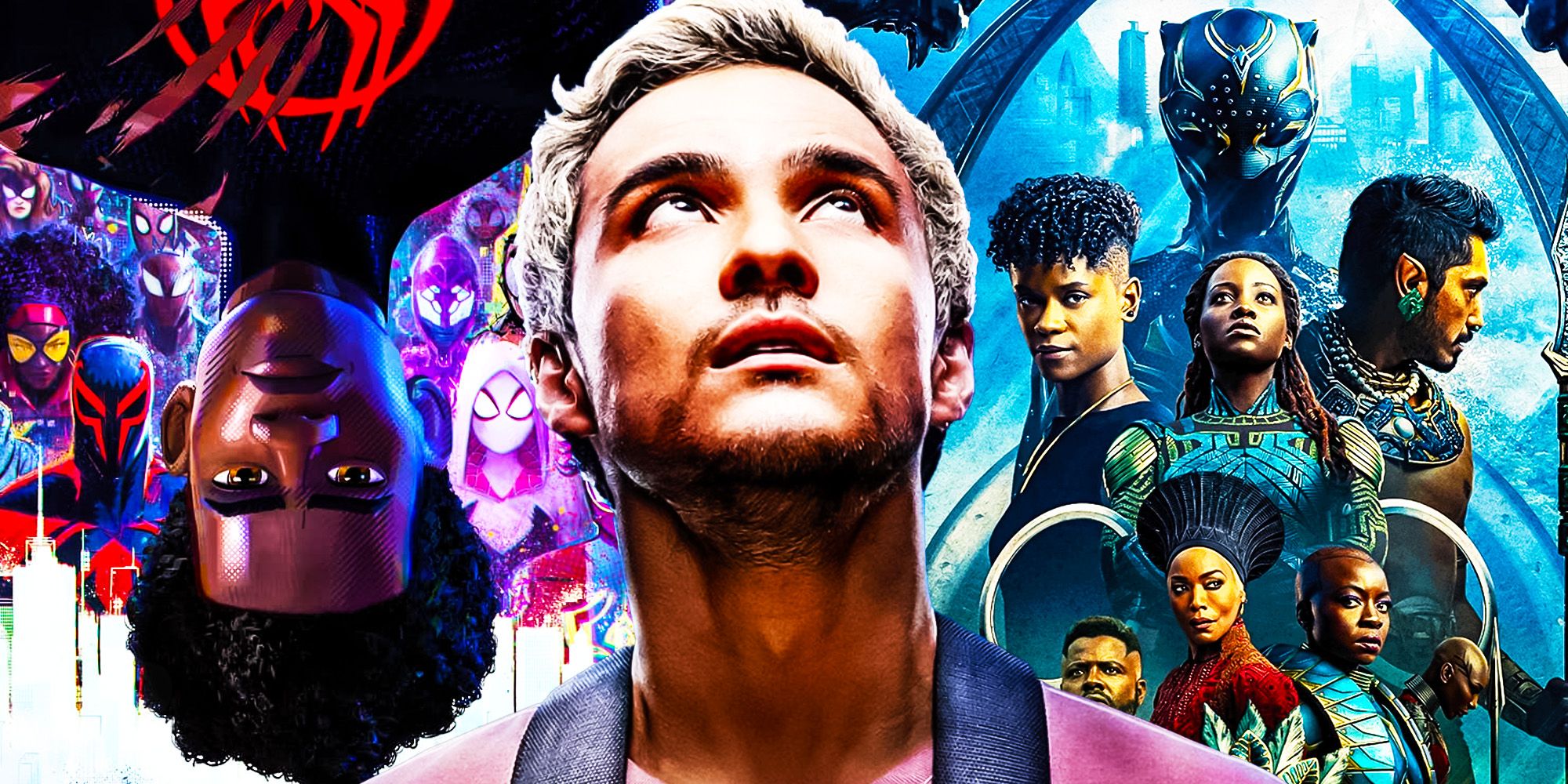 Black panther wakanda forever nope spiderman across the spiderverse