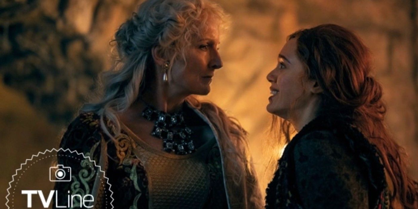 The Queen of Ravka and Genya talking in Shadow and Bone season 2