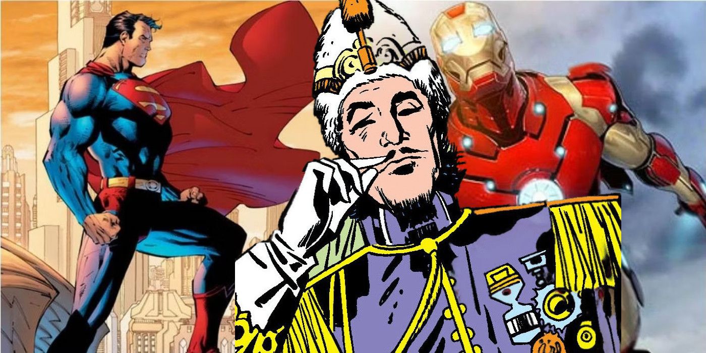 Superman Iron Man Victor Volcanum