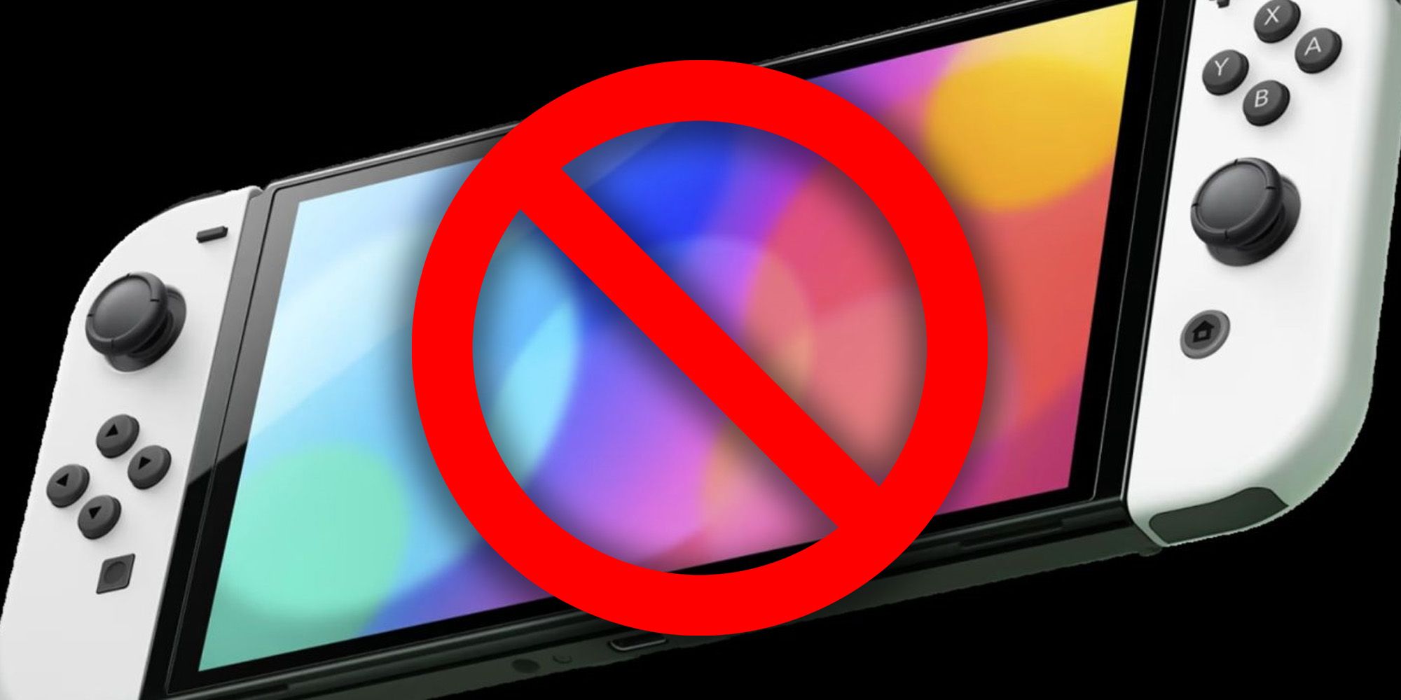 No symbol in front of an OLED Switch, meant to imply that a Switch Pro has been canceled.