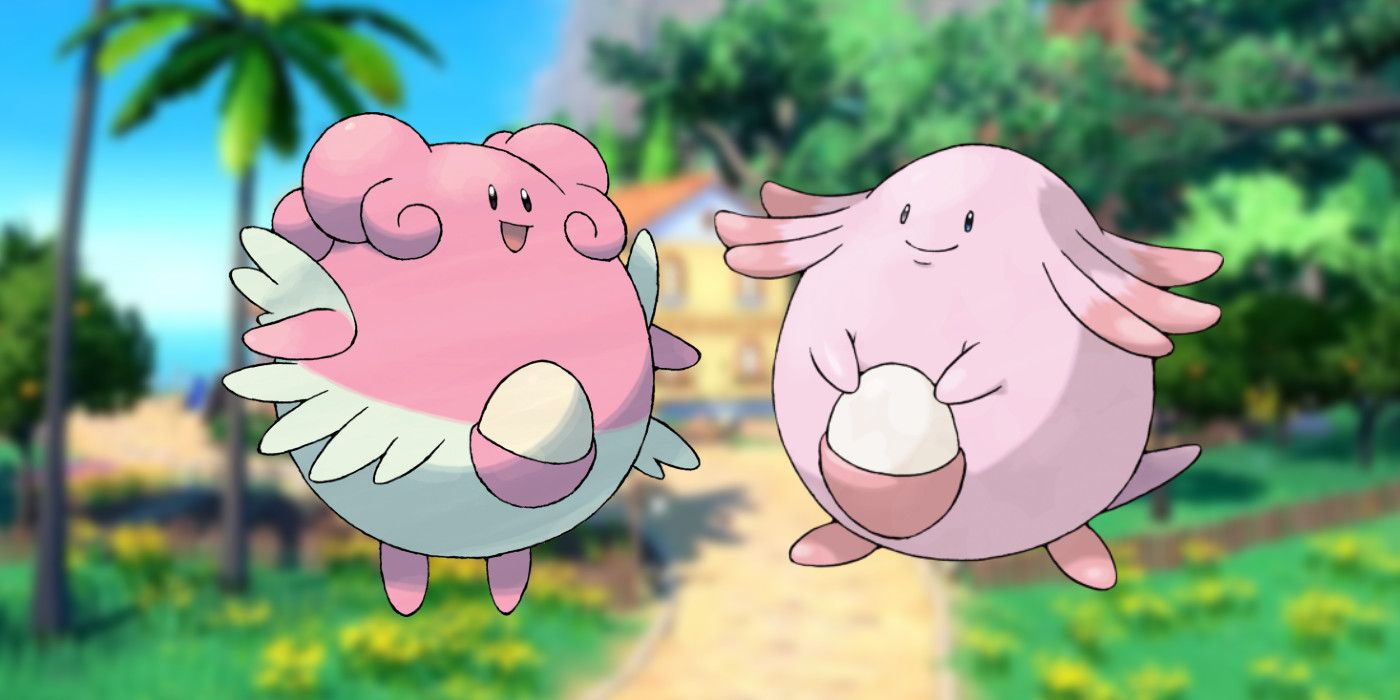 Pokémon Scarlet and Violet Chansey and Blissey