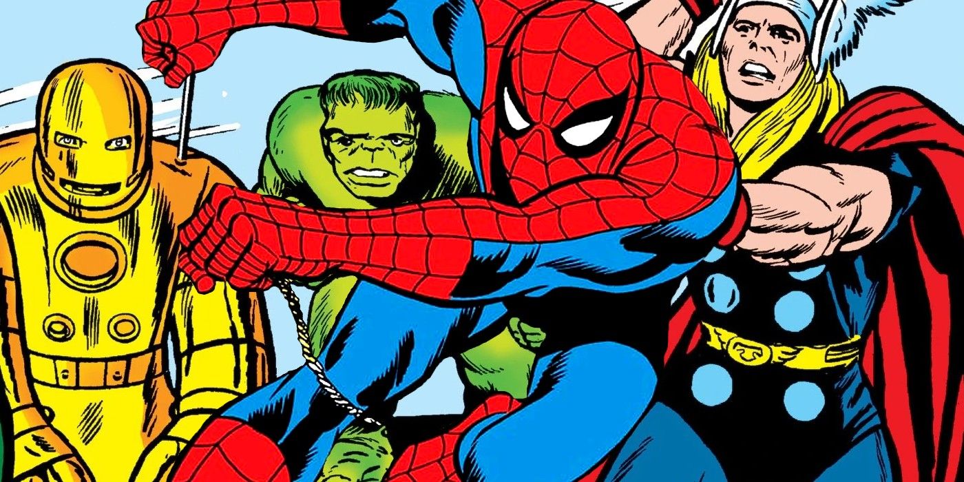 spider-man leads the avengers kirby stan lee