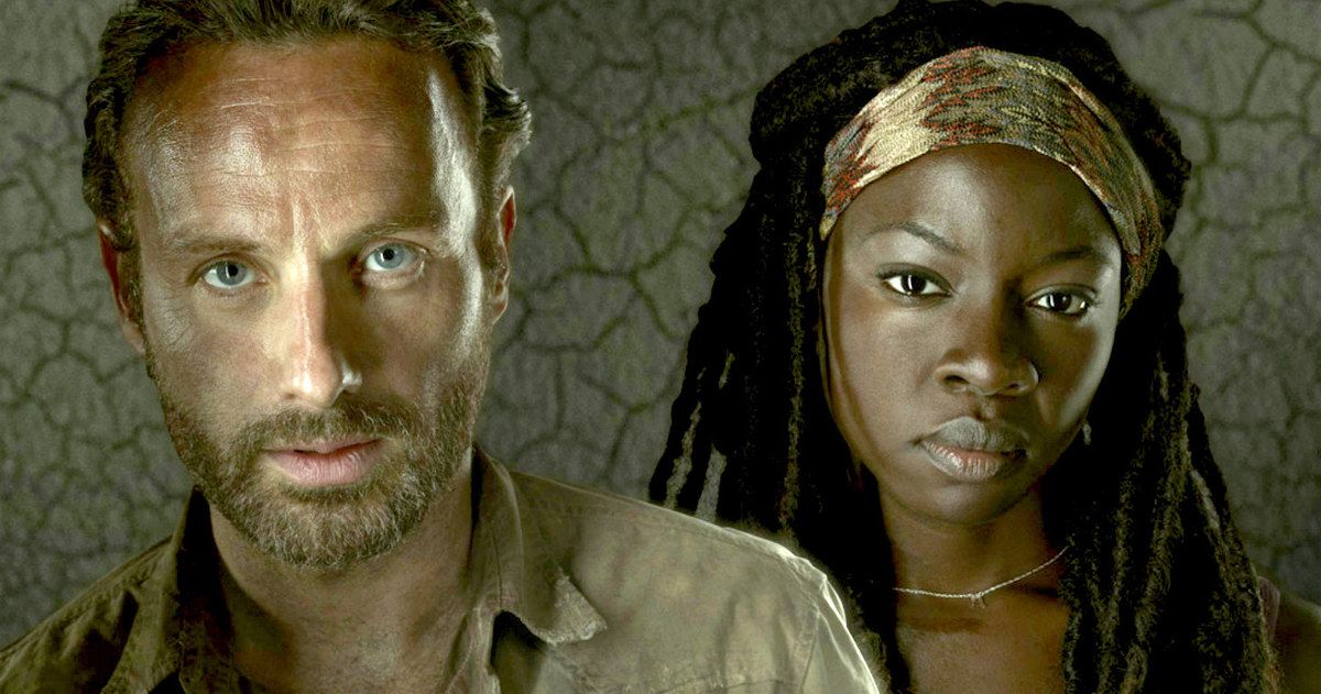 Rick and Michonne from The Walking Dead
