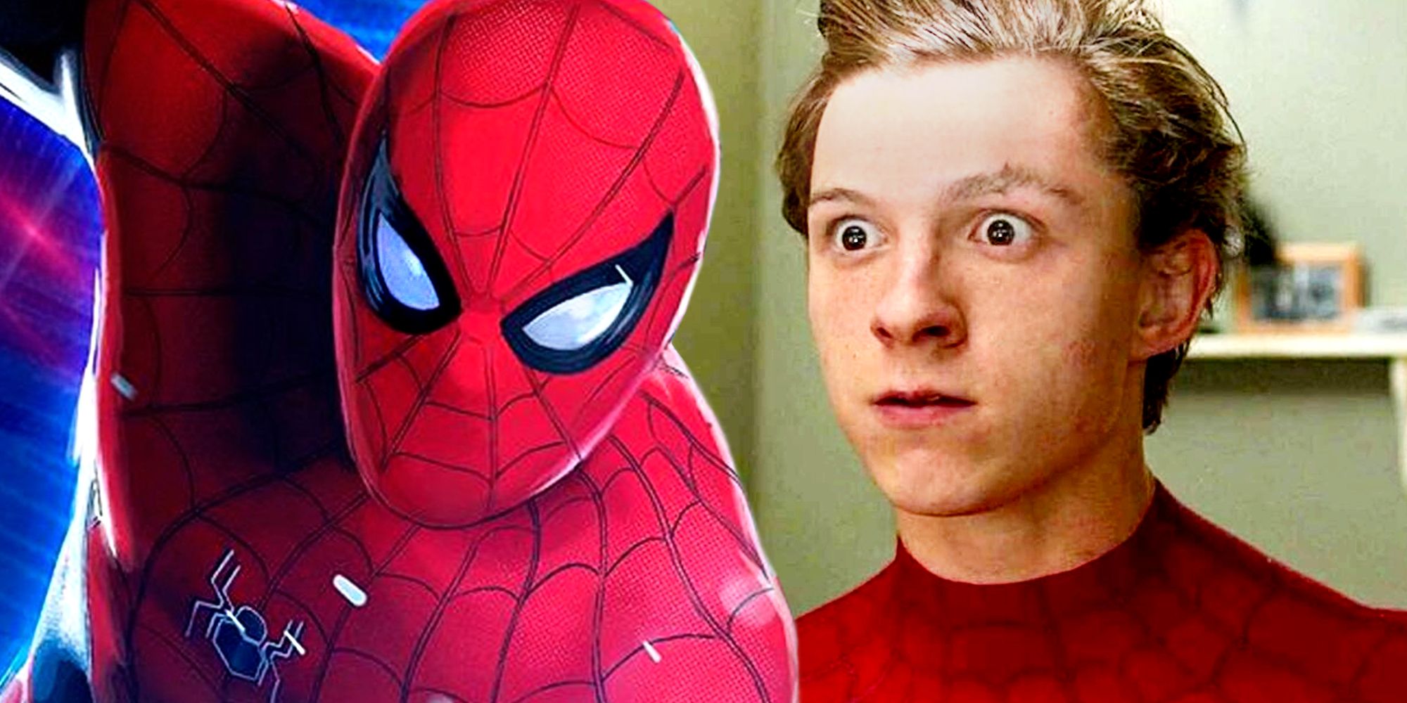 Spider-Man and Tom Holland's Peter Parker in The MCU