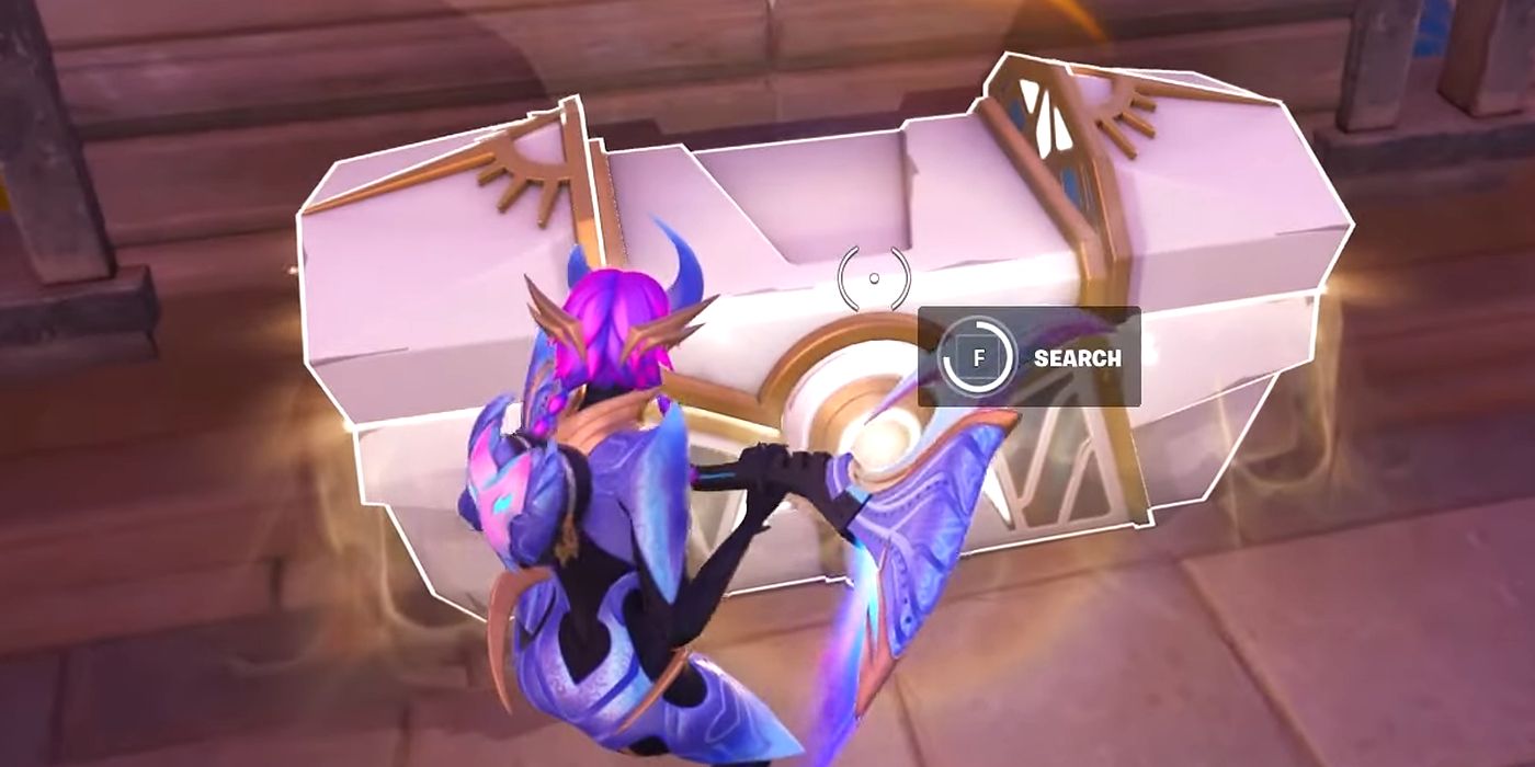 Searching an Oathbound Chest in Fortnite Chapter 4 Season 1
