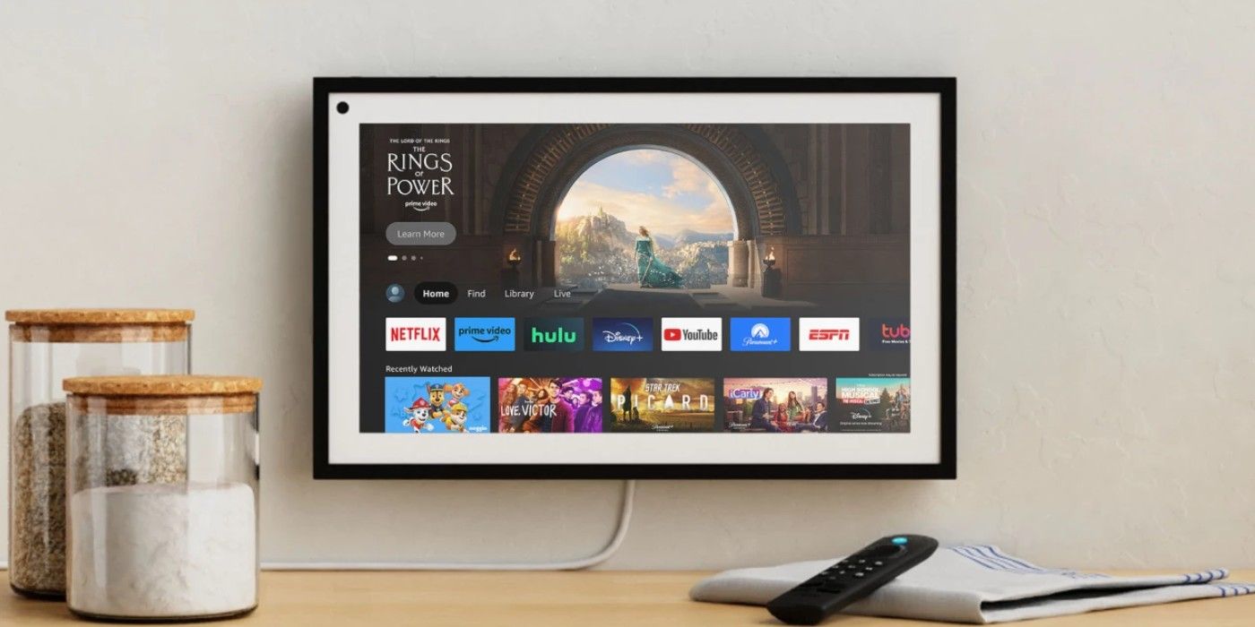 Image of an Echo Show 15 running Fire TV
