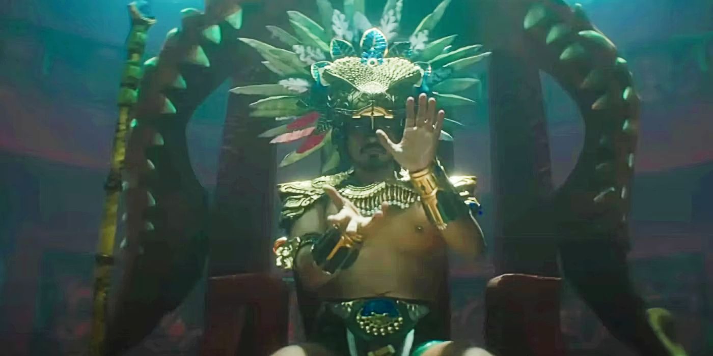 Namor on his throne in Black Panther 2