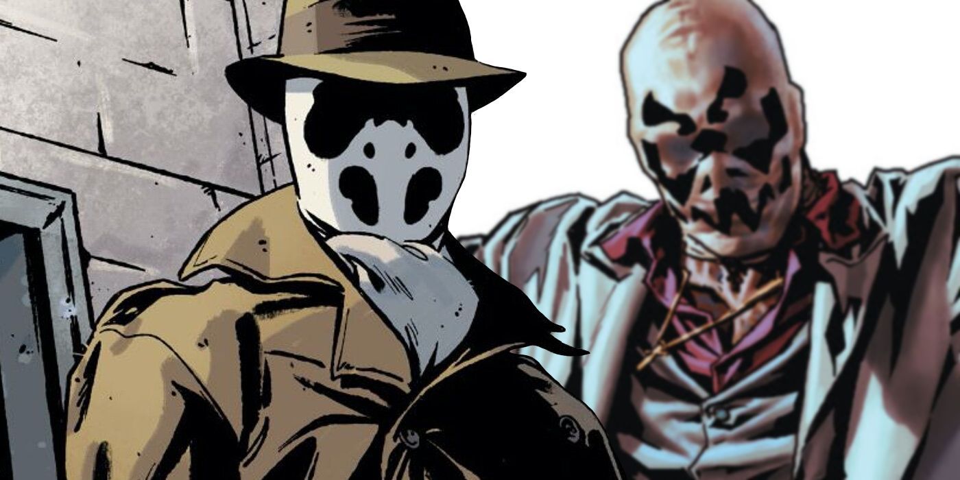 Rorschach and Rawhead Watchmen DC Comics