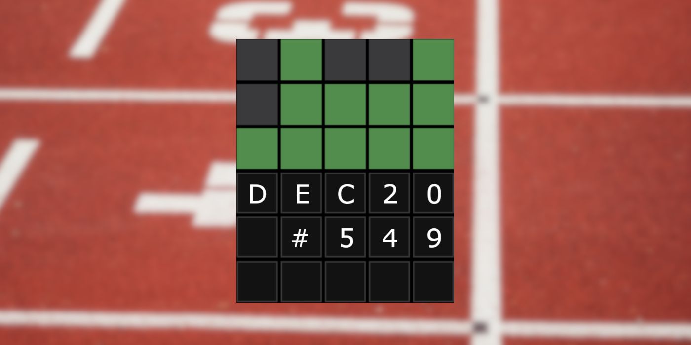 December 20th Wordle Grid with Third and Fourth Markings in a race
