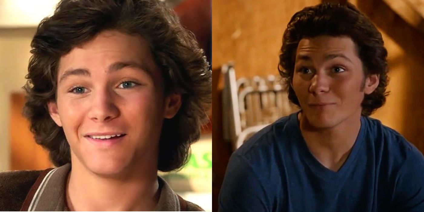 Split imagoes Georgie from Young Sheldon, younger and older.