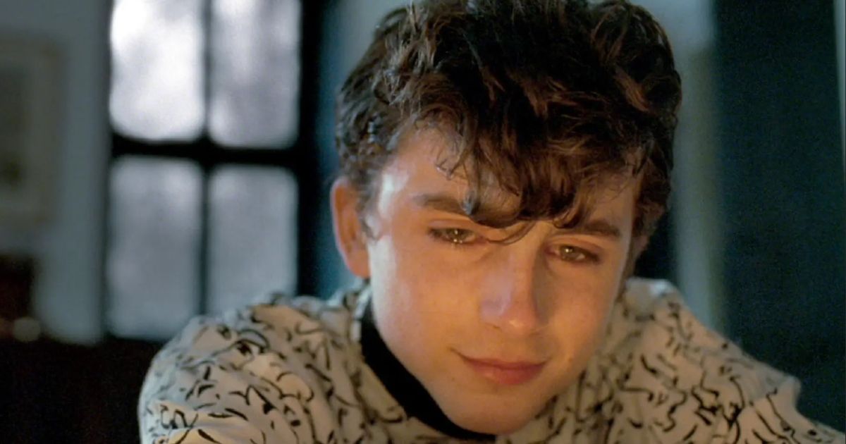Timothée Chalamet in Call Me By Your Name