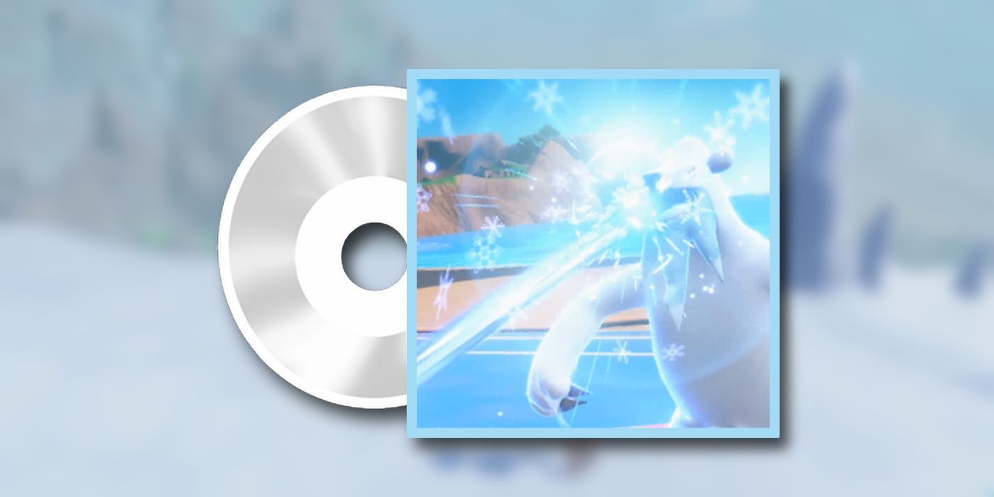 Ice Beam TM Sprite Art in Pokémon Scarlet and Violet