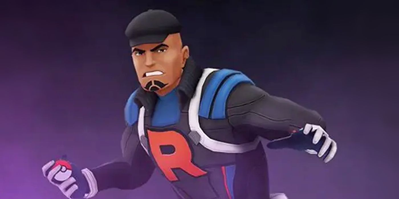 Cliff Dark Purple Background in Pokémon GO