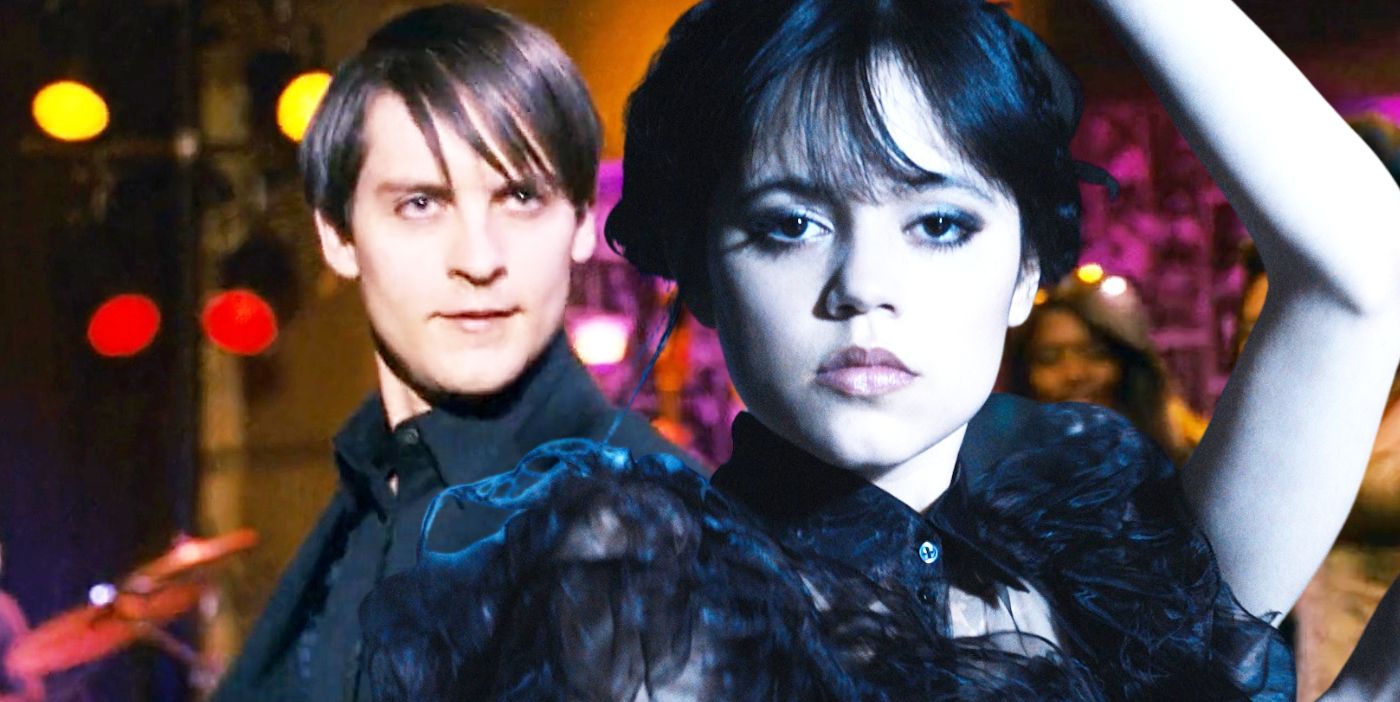 Spider-Man and Wednesday Addams custom image