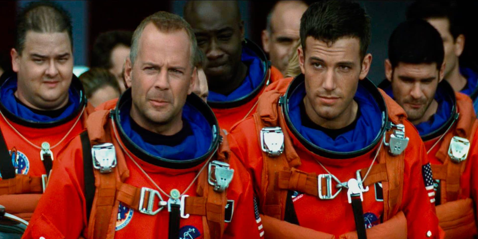 Bruce Willis and Ben Affleck in Armageddon