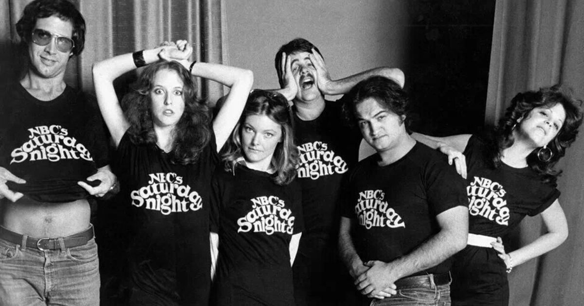 The original cast members of Saturday Night Live