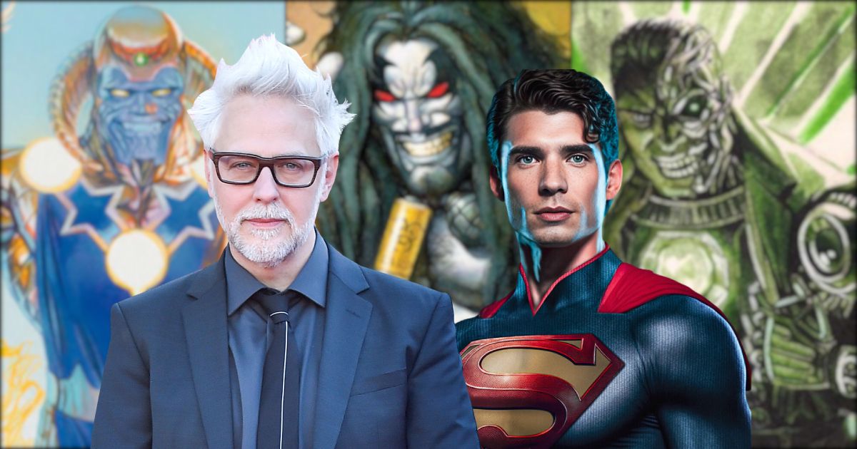 James Gunn and David Corenswet