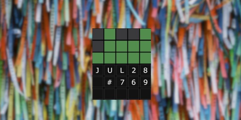 Réponse et astuces Wordle d&rsquo;aujourd&rsquo;hui pour le 28 juillet 2023 (Puzzle #769)