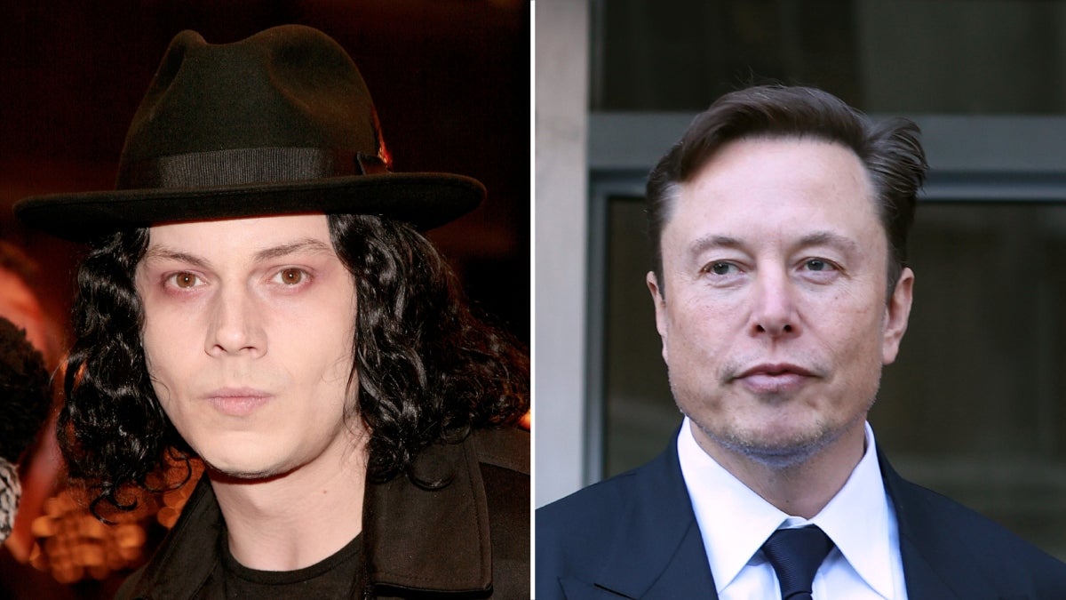 Jack White and Elon Musk (Getty Images)