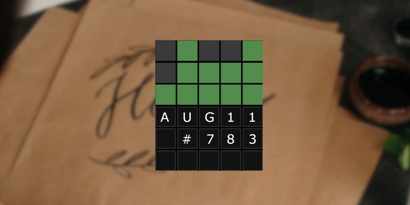 Réponse et astuces Wordle d'aujourd'hui pour le 11 août 2023 (Puzzle #783)