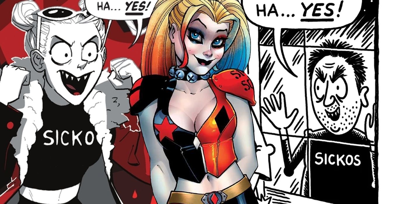 La Meme Queen Harley Quinn de DC devient un « malade » littéral dans une référence hilarante