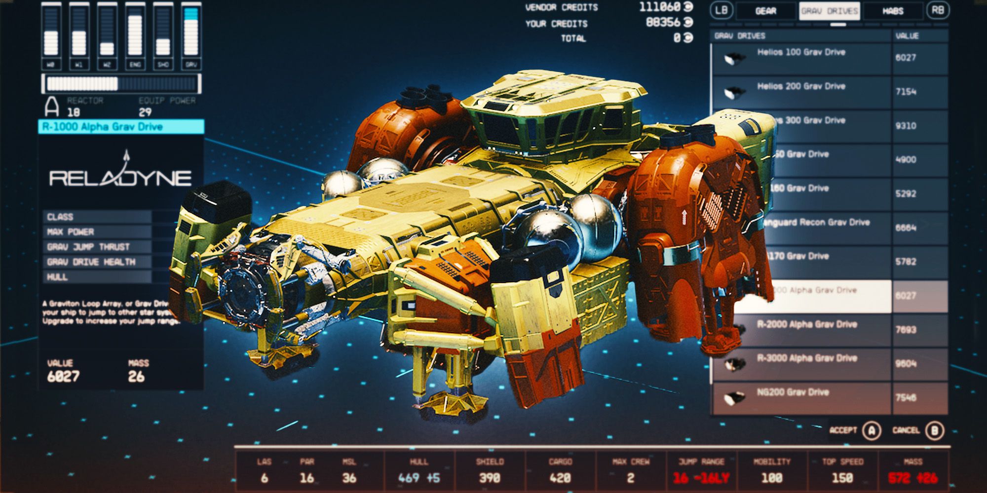 Comment augmenter la capacité de stockage des navires à Starfield