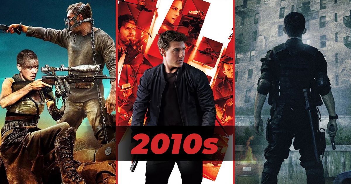 Le meilleur film d'action de chaque année dans les années 2010