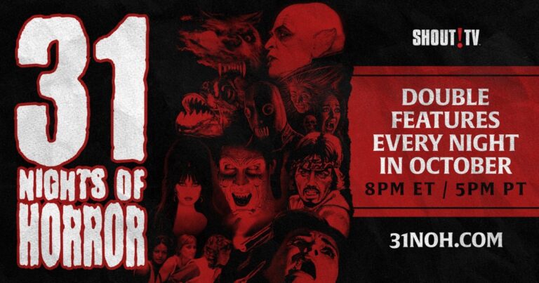 31 Nights of Horror de Shout!TV revient pour une 5e édition en octobre