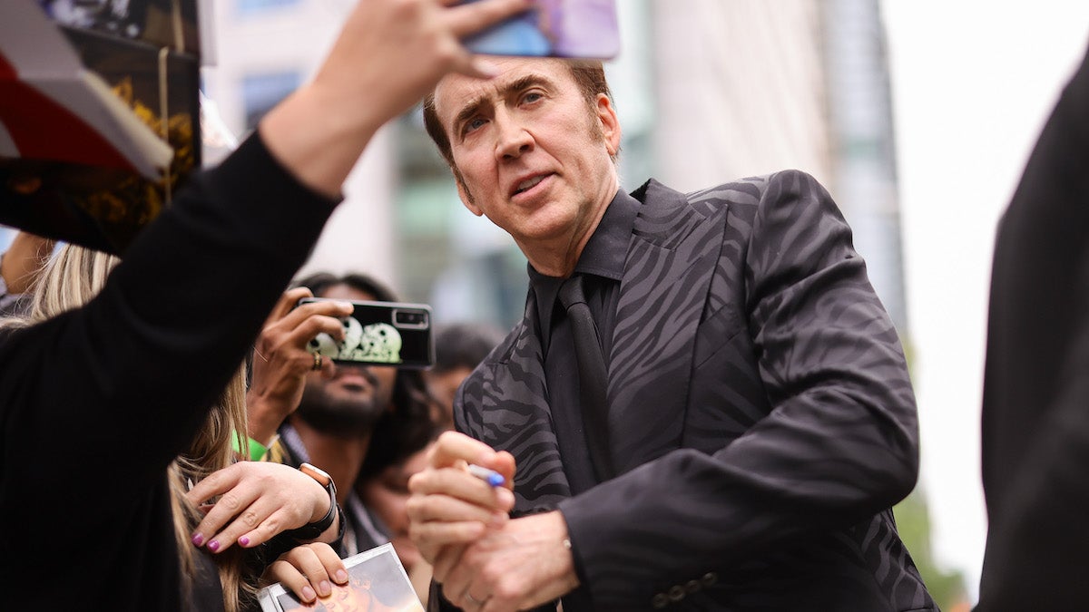 Nicolas Cage attends the