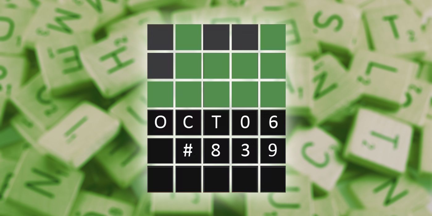 Réponses et astuces Wordle du jour pour le 6 octobre 2023 (Puzzle n° 839)
