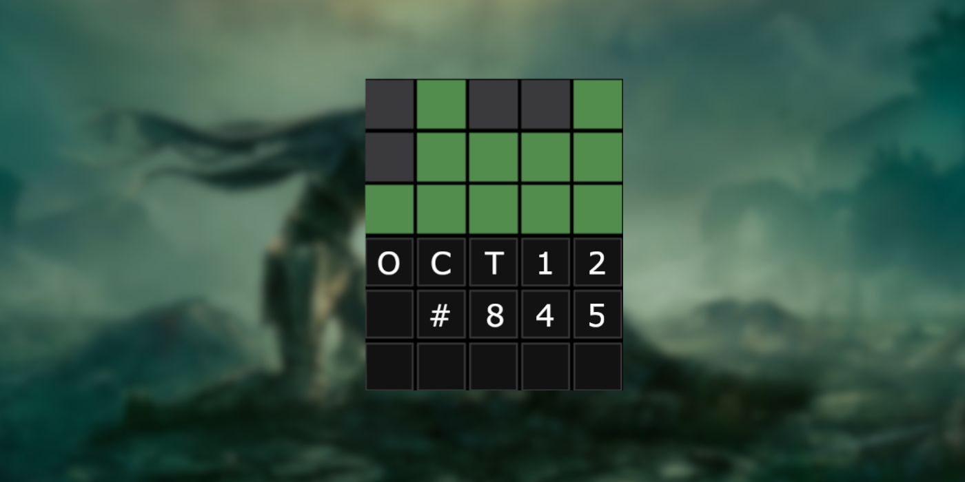Réponses et astuces Wordle du jour pour le 12 octobre 2023 (Puzzle n° 845)