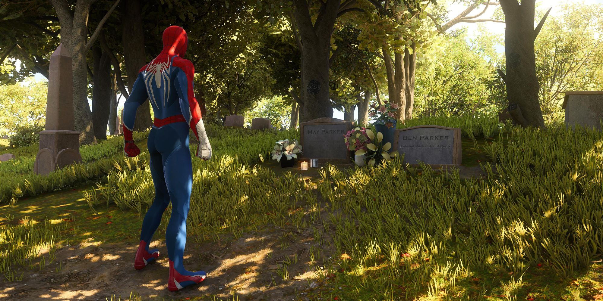 Marvel's Spider-Man 2 : où trouver la tombe de tante May