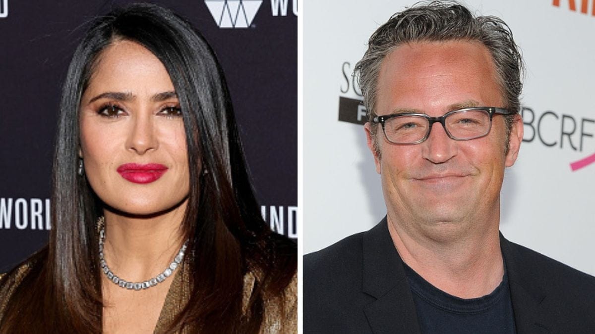 Salma Hayek, la costar de "Fools Rush In" de Matthew Perry, fait ses adieux et détaille leur "lien spécial"