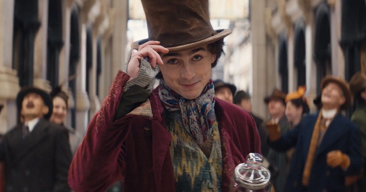 Wonka envisage une ouverture décevante à 20 millions de dollars, le confiseur de chocolat de Timothée Chalamet sort en salles en décembre