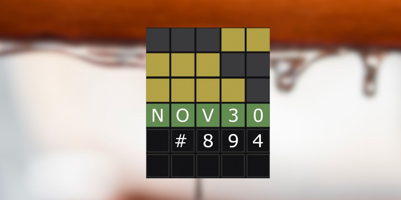 Réponses et astuces Wordle du jour pour le 30 novembre 2023 (Puzzle n° 894)