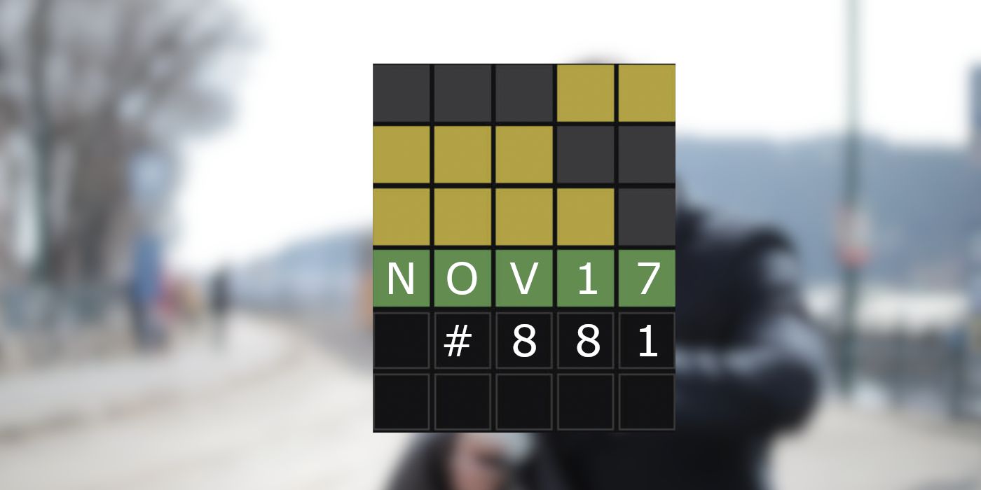 Réponses et astuces Wordle du jour pour le 17 novembre 2023 (Puzzle n° 881)