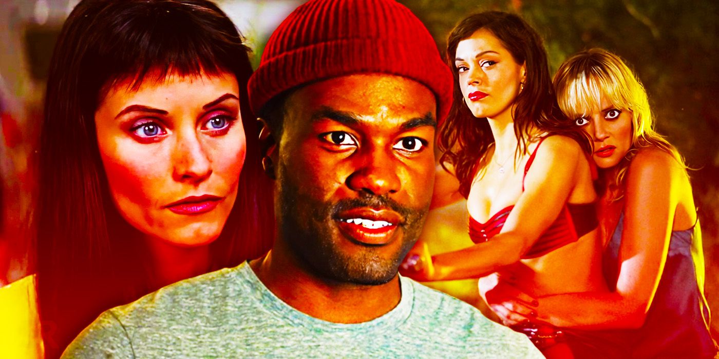 gale weathers anthony from candyman cherry and dakota from planet terror