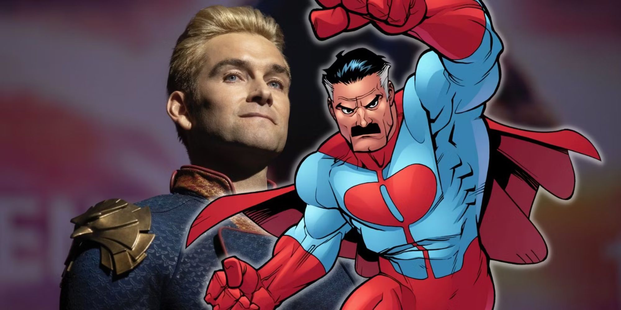 homelander vs omni man custom wallpaper