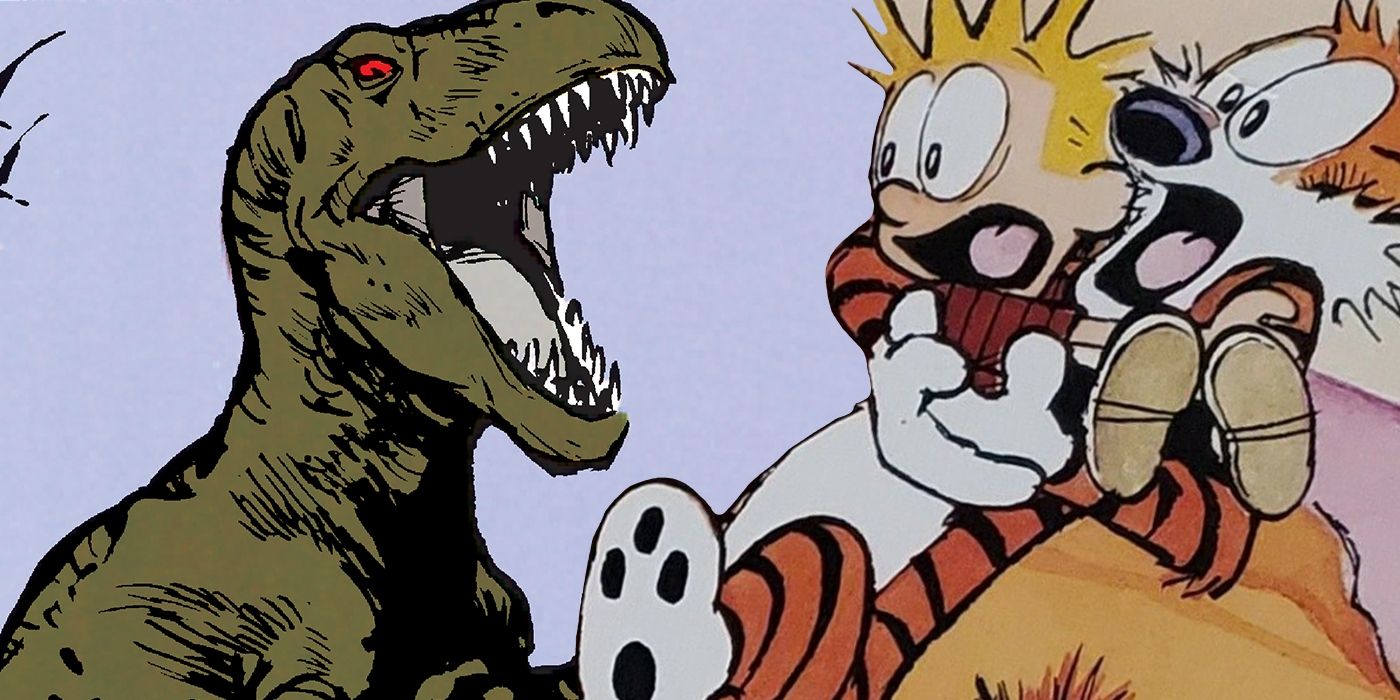 10 bandes dessinées les plus surréalistes de Calvin et Hobbes sur les dinosaures
