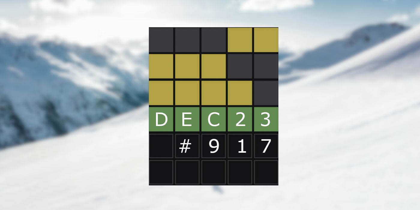 Réponses et astuces Wordle du jour pour le 23 décembre 2023 (Puzzle n° 917)