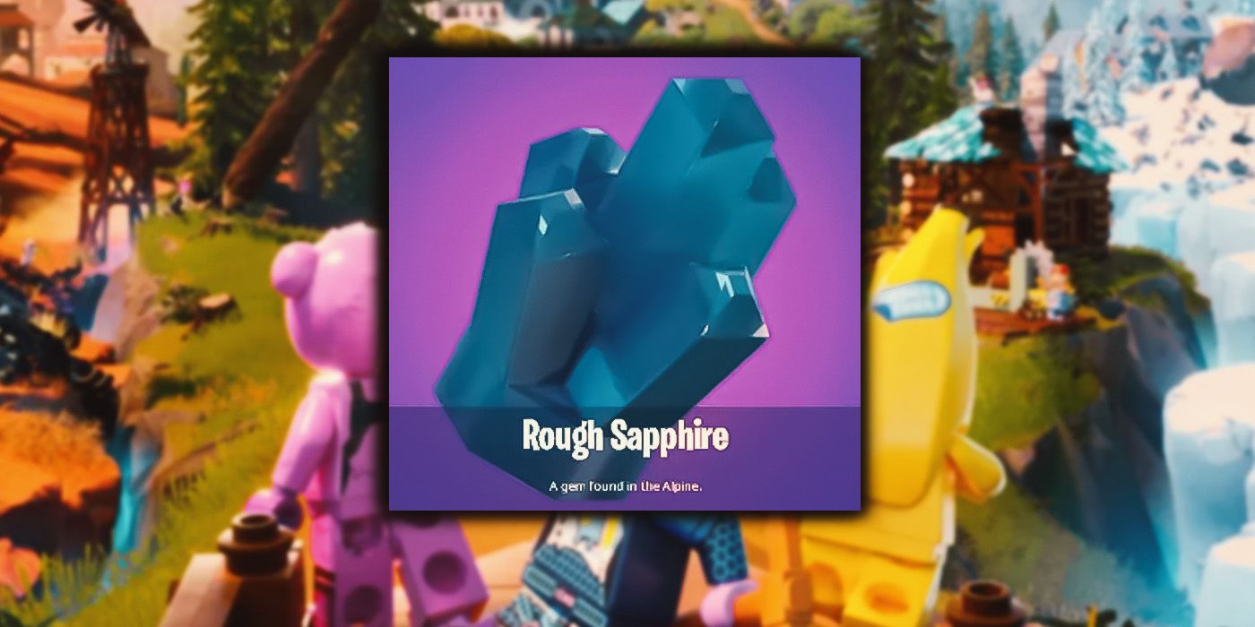 LEGO Fortnite : Comment trouver du saphir brut et coupé