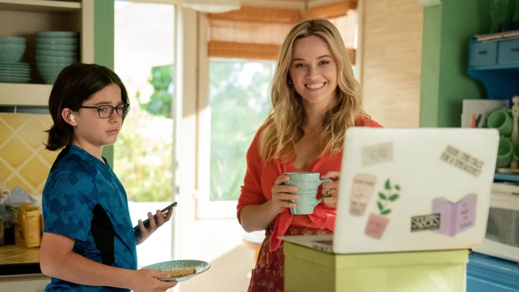 Wesley Kimmel et Reese Witherspoon dans "Your Place Or Mine" (Netflix)