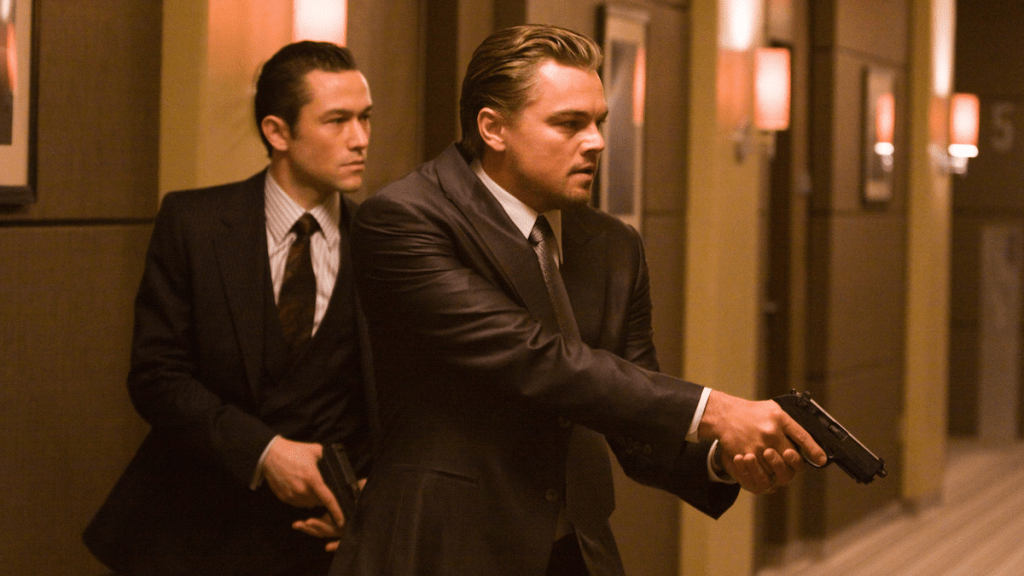 Joseph Gordon-Levitt et Leonardo DiCaprio dans "Inception"