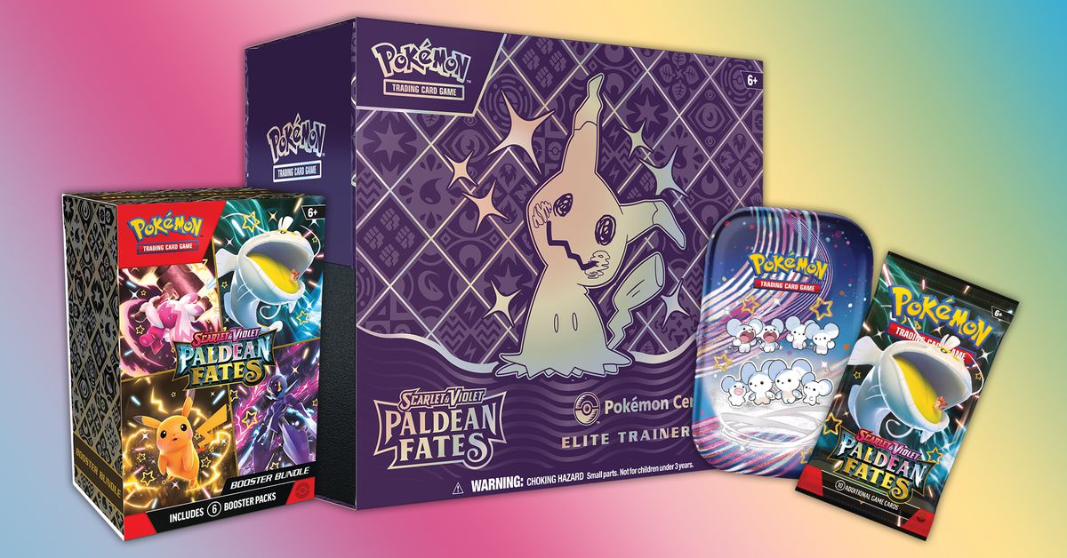 Comment précommander les ensembles Pokémon TCG : Écarlate et Violet – Paldean Fates